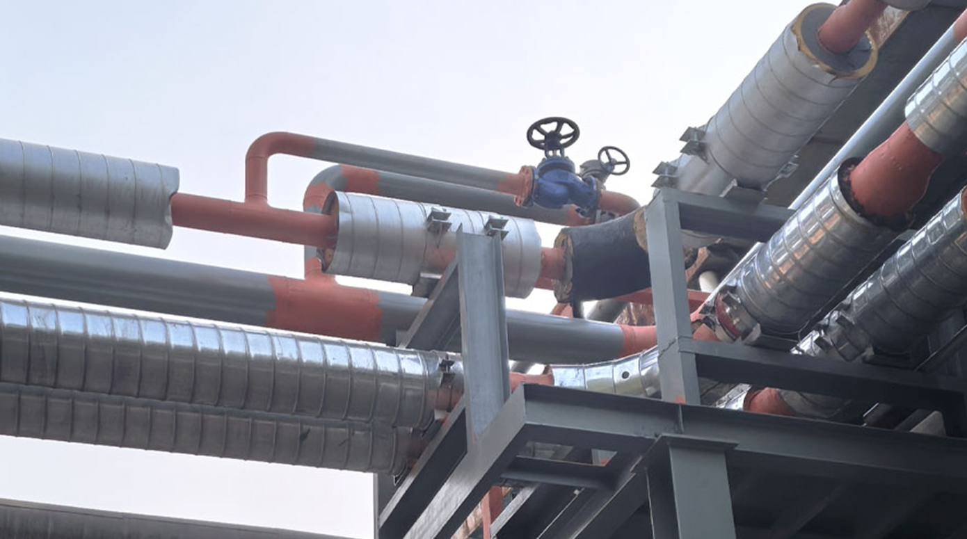 Prefabricated insulation pipes for the Luoyang YTO pipeline network renovation project
