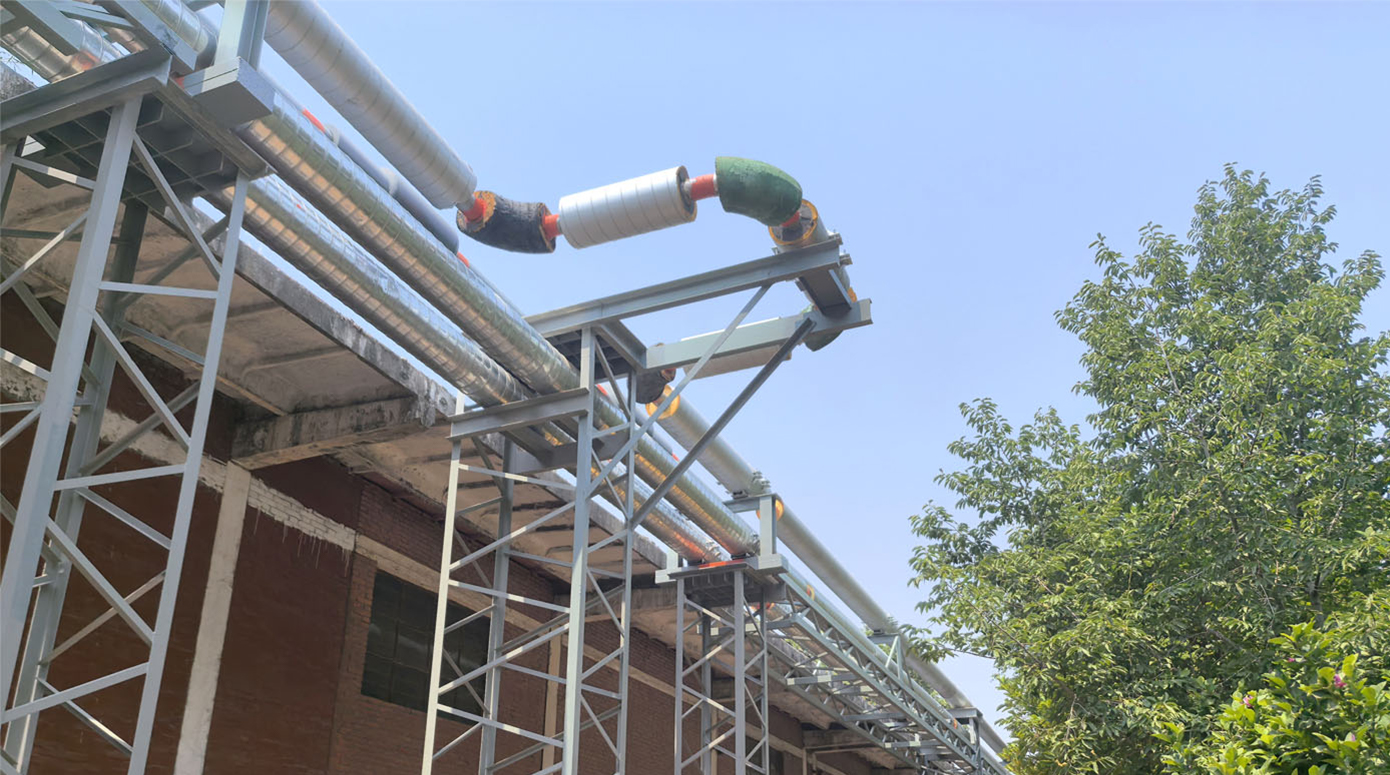 Prefabricated insulation pipes for the Luoyang YTO pipeline network renovation project