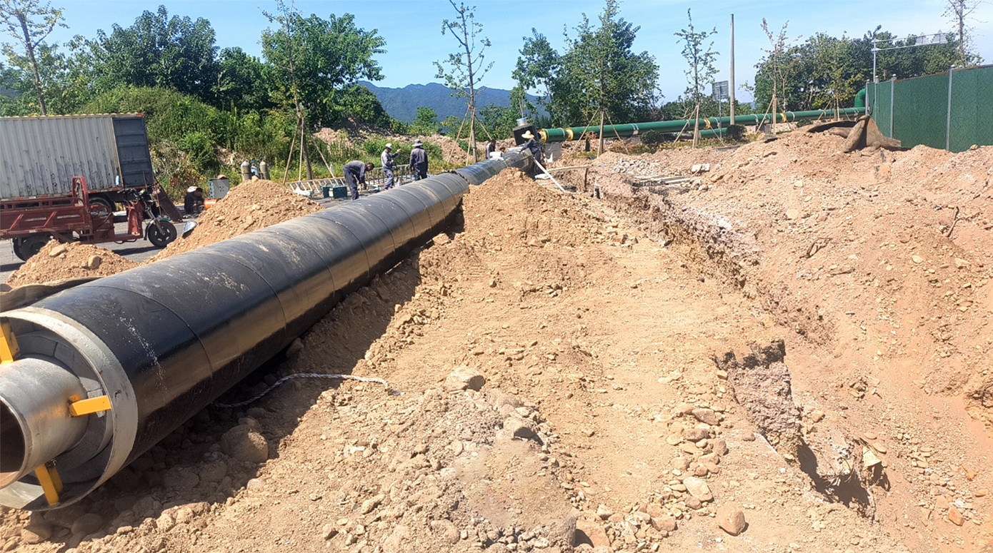 Yefeng Group-Huaxin Electronics Steam Pipeline Project